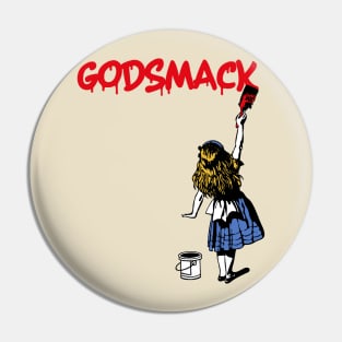 godsmack red paint Pin