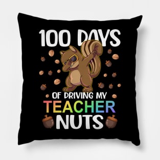 dabbing Squirrel 100th day of school Pillow