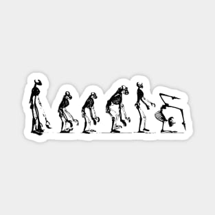 Human Skeleton Yogui evolution Magnet