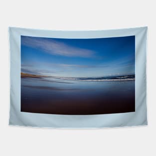 Winter Blue on Druridge Bay Tapestry