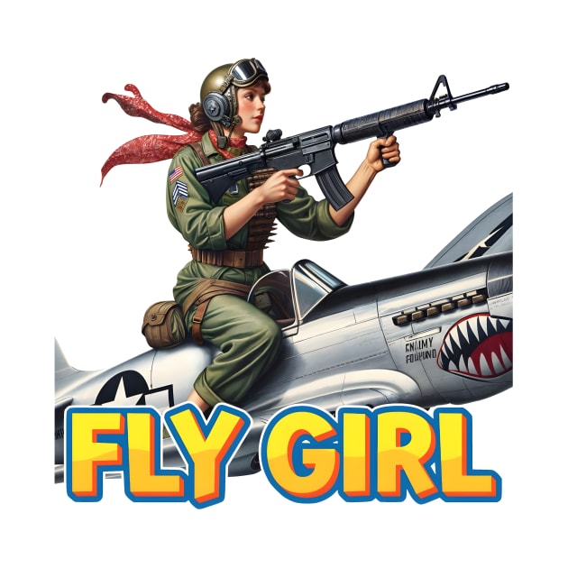 Fly Girl by Rawlifegraphic