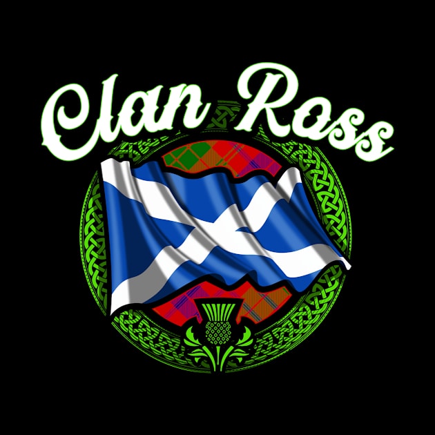 Scottish Flag Clan Ross by Celtic Folk