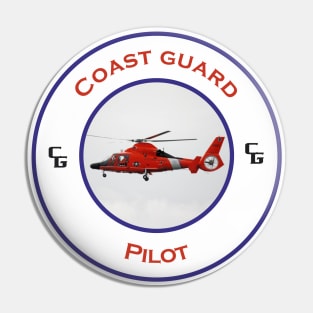 Pilot - US Coastguard search and rescue Helicopter -  Dolphin Pin