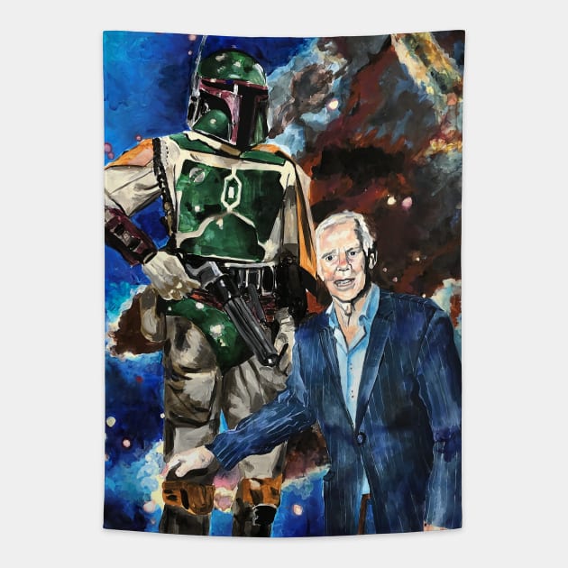 Original Bounty Hunter Tapestry by Deanna Larmeu