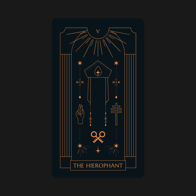 The Hierophant Tarot Card by moonlobster