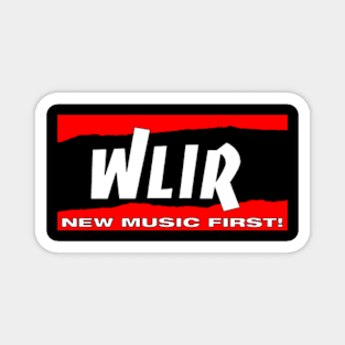 WLIR 92.7 1986 New Music First Throwback Design Magnet