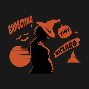 Halloween Pregnancy Witch t-shirt. T-Shirt