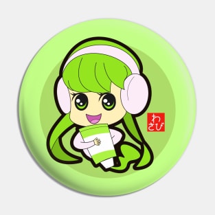 Wasabi Girl Pin