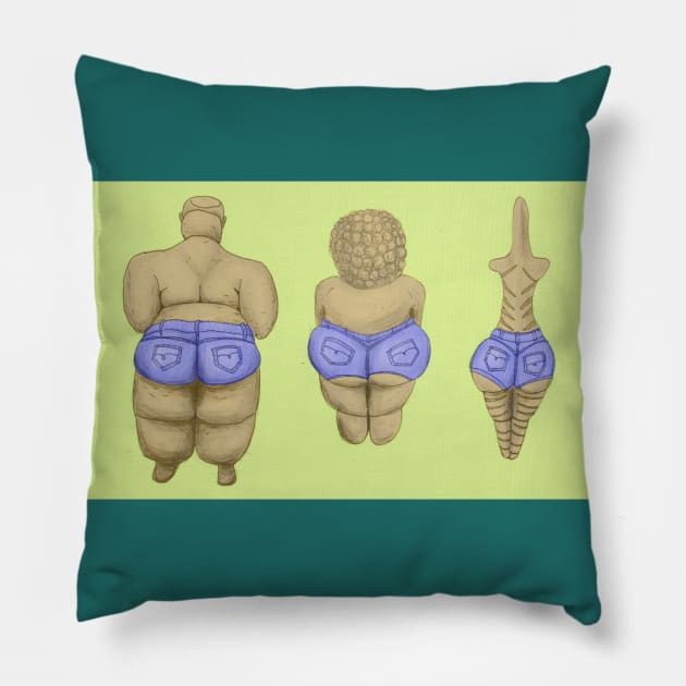 artwork archeology Pillow by Chugaister