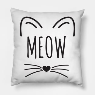 Funny cheeky cat animal-loving pet gift Pillow