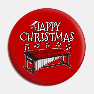 Christmas Marimba Marimbist Music Teacher Xmas 2022 Pin