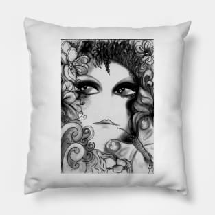 grey woodland fairy Jacqueline Mcculloch House of Harlequin Pillow