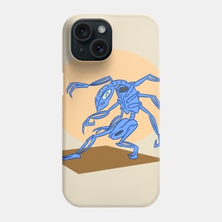 Blue Bone Spider Phone Case