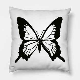 Black Butterfly Pillow