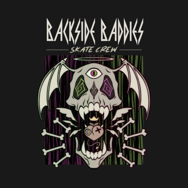Backside Baddie Skull Angel - Dark by The Sketch