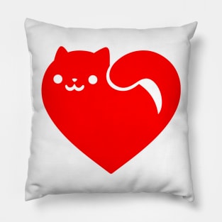 Heart Cat Pillow