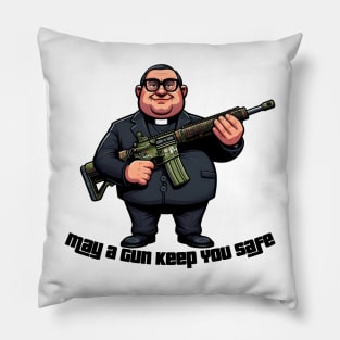 Gun Bless You Pillow