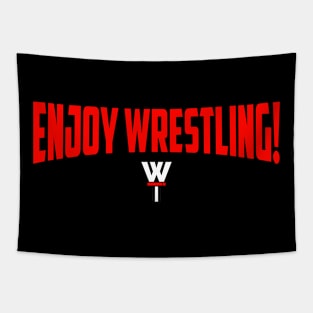 Enjoy Wrestling! Tapestry