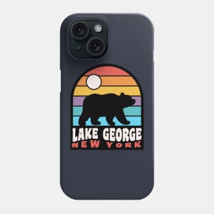 Lake George New York Adirondack Mountains Bear Badge Phone Case