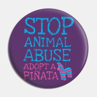 Stop Animal Abuse Pin