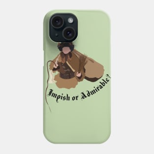 Dwight Schrute Impish or Admirable Belsnickel Art – The Office (black text) Phone Case