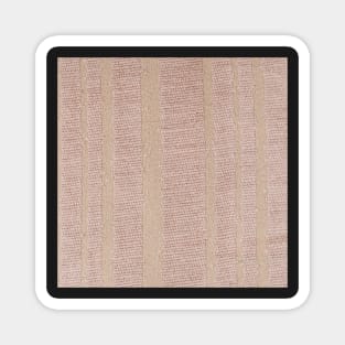 Beige fabric Magnet