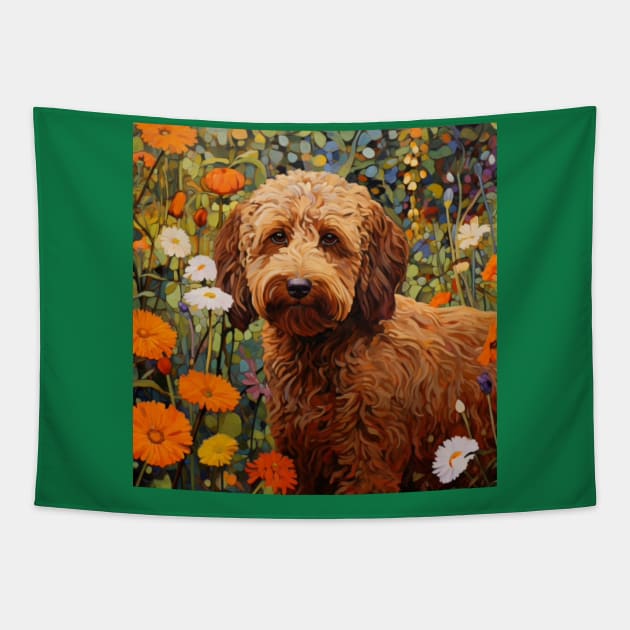 Labradoodle Tapestry by VelvetEasel