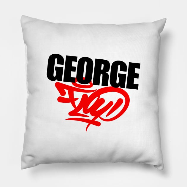 George Floyd Pillow by Ardhana