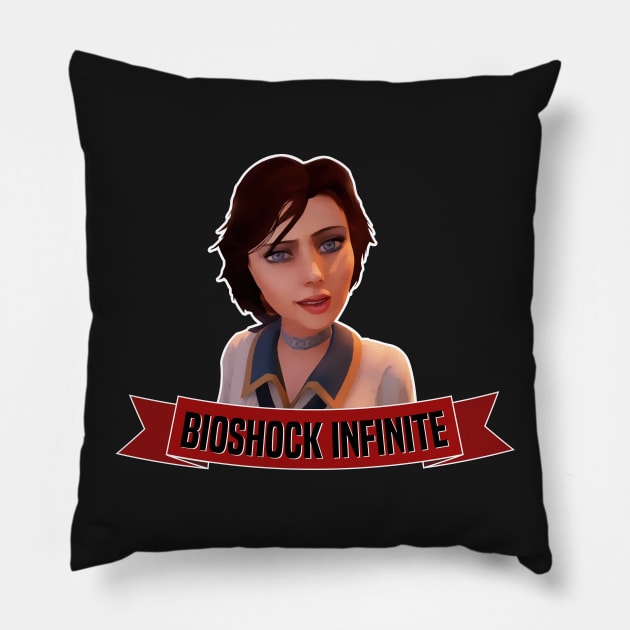 Bioshock Infinite Elizabeth Pillow by KrateMilk