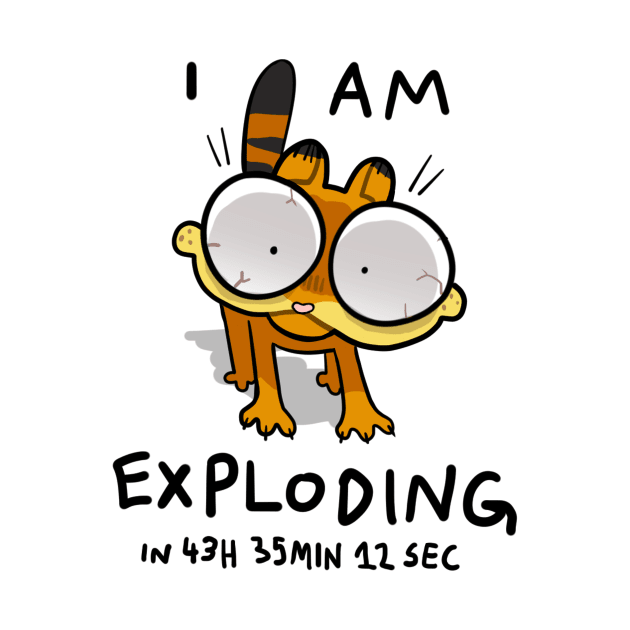 i am exploding (garfield) by Chycero