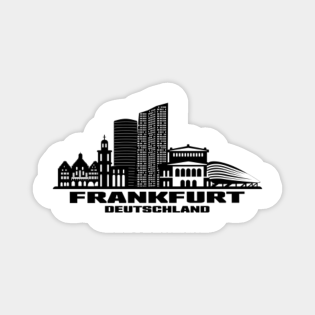 Eintracht Frankfurt Skyline Magnet