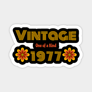 Vintage Birth Year 1977 Magnet