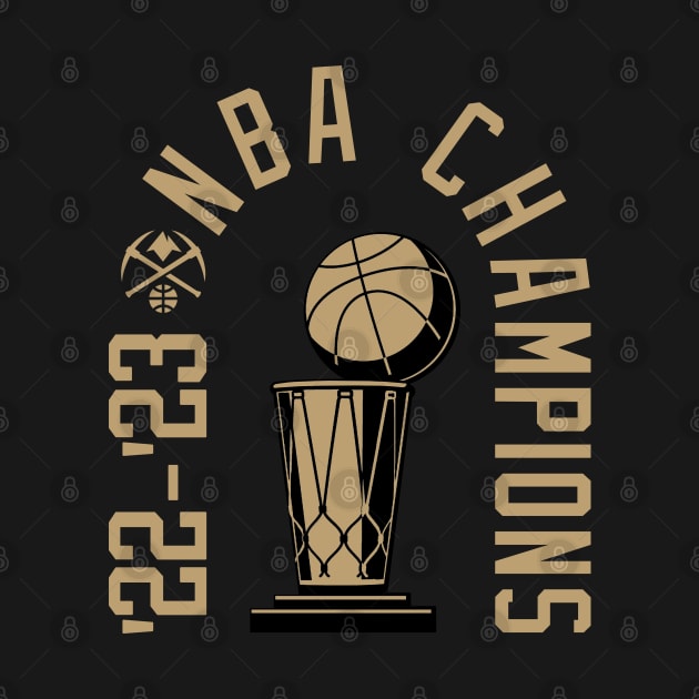 NBA Champions 2023 by Buff Geeks Art