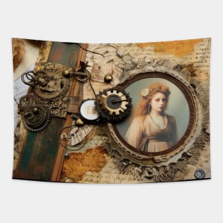 Steam Punk Journal Art Tapestry