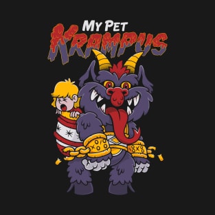 My Pet Krampus - Retro 80s Toy - Creepy Cute Christmas Cartoon T-Shirt