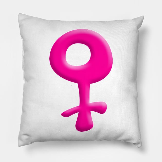 Girl Pillow by Cardvibes