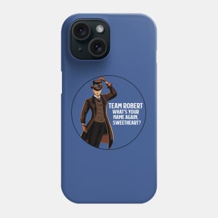 Team Robert 2020 with white text Phone Case