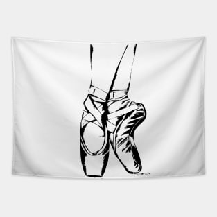 Pointe Shoes Tapestry