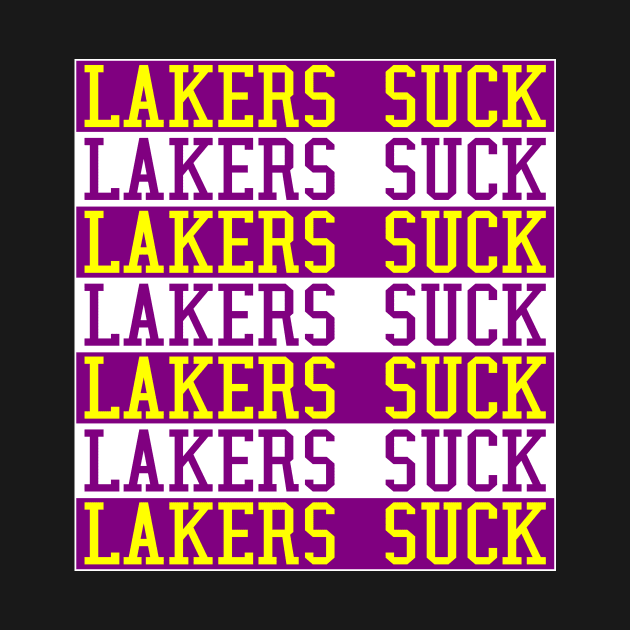 Lakers Suck by Retro Sports