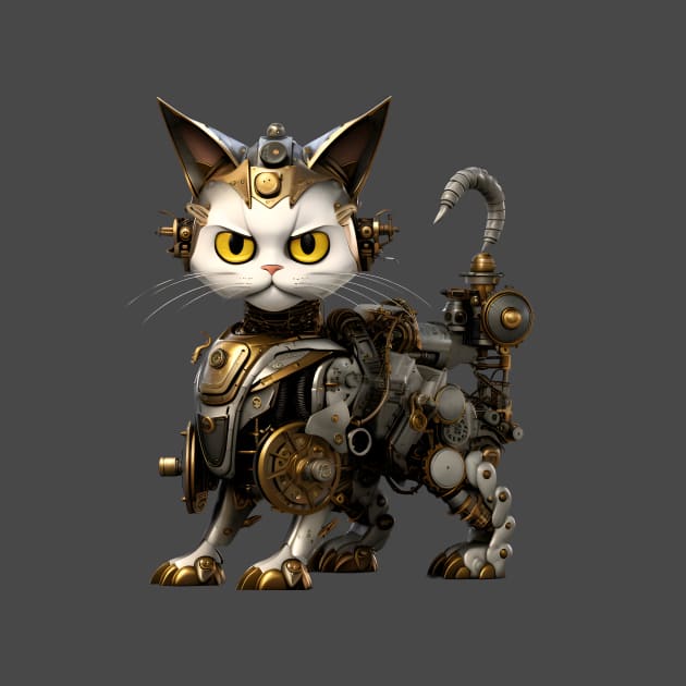 Steampunk Cat by Radibor78