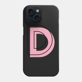 Letter D Initial Phone Case