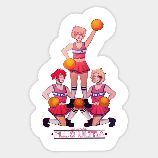 Ua Femboy Cheer Squad Bnha Fanart My Hero Academia Sticker Teepublic