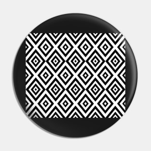 Abstract geometric pattern - black and white. Pin