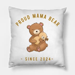 Mama Bear Mum Mummy since 2024 Pillow