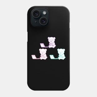 Gaming Panda Tricolor Contour Phone Case