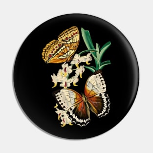 Flower and butterfly digital art Pin