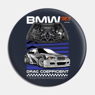 GTR E46 Drag Coefficient Pin