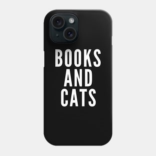 Books and Cats Phone Case
