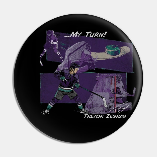 Trevor Zegras Anaheim My Turn Pin by ganisfarhan