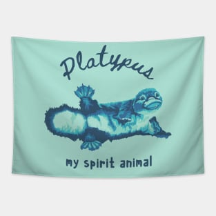 Pretty Platypus Portrait Tapestry